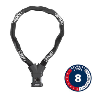 Abus Chain Locks Abus Yardo Chain Lock Fingerprint 7mm 85cm 2.8' Black