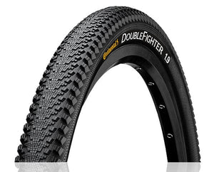 Continental Tire Continental DoubleFighter III Tire - 26 x 1.90, Clincher, Wire, Black, Sport
