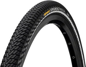 Continental Tires 26 X 1.90 Continental Top Contact Winter II Premium Tire - Clincher, Folding, Black/Reflex, Vectran Breaker, E50