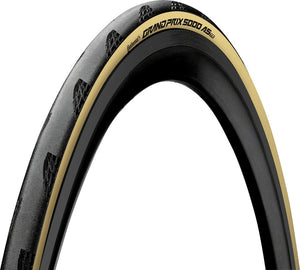 Continental Tires Continental Grand Prix 5000 All Season TR Tire - 700 x 28 Tubeless Folding BLK/Cream BLKChili Vectran Breaker LazerGrip