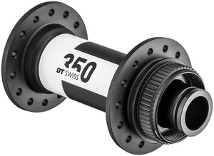 DT Swiss Front Hub DT Swiss 350 Front Hub - 15 x 110mm Center-Lock Black 28H