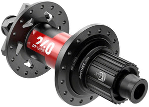DT Swiss Hubs DT Swiss 240 DEG Rear Hub - 12 x 148mm 6-Bolt Micro Spline BLK/Red 32H 90pt