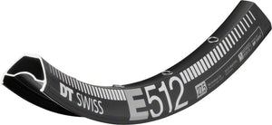DT Swiss Rims 27.5" / 32H DT Swiss E 512 Rim - Disc, Black