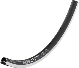 DT Swiss Rims DT Swiss RR 411 Rim - 700 Rim Black 32H Asymmetric