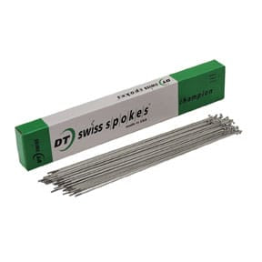 DT Swiss Spokes DT Swiss Champion 14g Spoke Silver 316mm 100/Count