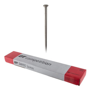 Dt swiss Spokes Dt swiss Competition Straight Pull Straight Pull 2.0/1.8/2.0 294mm Box of 100 Silver No