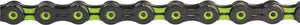 KMC Chains Black/Green KMC DLC 11 Chain - 11-Speed, 118 Links
