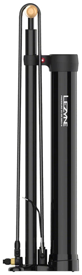 Lezyne Floor Pumps Lezyne Pressure Overdrive Floor Pump: Black