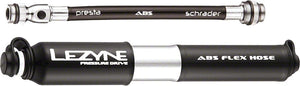Lezyne Frame Pump Lezyne ABS Pressure Drive Mini Frame Pump Small: Black/Polished Silver
