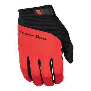 Lizard Skins Full Finger Gloves Lizard Skins Monitor Traverse Full Finger Gloves Crimson Red XL Pair
