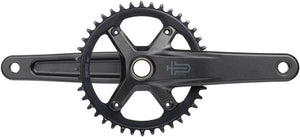 microSHIFT Cranksets and Arms microSHIFT Sword 1x Crankset - 165mm 10-Speed 40t 110 Asym BCD  24mm Spindle BLK