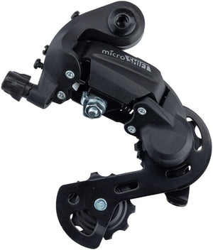 microSHIFT Rear Derailleurs microSHIFT M21 Rear Derailleur - 6/7 Speed Super Short Cage Black
