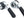 microSHIFT Shifters 8-Speed microSHIFT Down Tube Shifter Set 8-Speed Double/Triple Shimano Compatible Silver