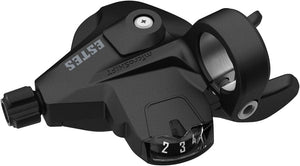 microSHIFT Shifters microSHIFT Estes Thumb Tap Shifter - Right 9-Speed Optical Gear Indicator BLK