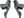 microSHIFT Shifting microSHIFT Sword Drop Bar Shifter/Brake Lever Set SB-G7020,  2x, 10-Speed, Sword Compatible, Gray