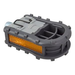 Mks Pedals Mks FD-5 Folding 9/16` Cup & Cone Grey Composite 97x69mm