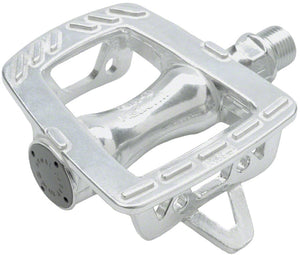 MKS Pedals MKS GR-9 Pedals - Platform Aluminum 9/16" Silver