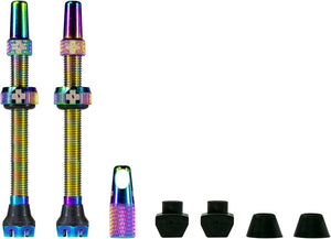 Muc-Off Tubeless Valves Muc-Off V2 Tubeless Valve Kit - Iridescent 44mm Pair