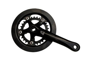 New Albion Cycles Drivetrain New Albion Crankset SC-G w/Guard 42/26t 11sp (Black 170mm)