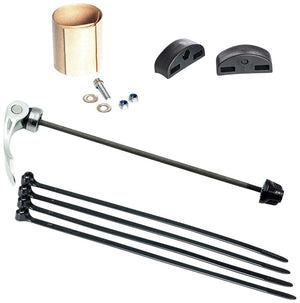 Old Man Mountain Bicycle Mounted Rack Part Old Man Mountain Rear Fit Kit - Road Or MTN 5mm QR 10x135mm 9x100