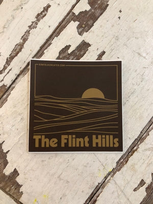 Ottawa Bike and Trail, LLC Stickers The Flint Hills Basecamp Sticker