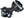 Ritchey Seatpost Parts and Accessories 7X9.6Mm / Carbon / Complete Set Ritchey WCS 1-Bolt Seatpost Saddle Rail Clamp