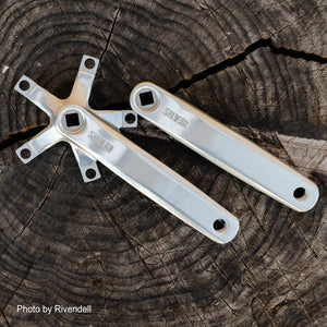 Rivendell Crankset Rivendell Silver Crankset - Arms Only