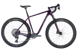 Salsa All-Road Bike Salsa Cutthroat C Rival GX AXS Transmission SUS Bike - 29" Carbon Deep Orchid 54cm