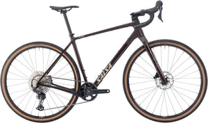 Salsa All-Road Bike Salsa Flyway C GRX 610 12 Bike - 700c Carbon Dark Umber Medium