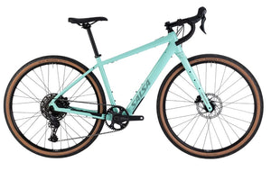 Salsa All-Road Ebike Salsa Confluence Drop Bar Cues 11 eBike - 700c Aluminum Spearmint Green 60cm