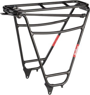 Salsa Rear Rack Salsa Alternator Low Deck Rear Rack - Fits Rear Dropout Spacing 135-148mm Aluminum BLK