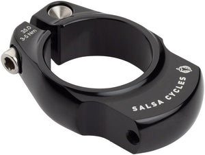 Salsa Seatpost Parts and Accessories 35.0Mm Salsa Rack-Lock Seatpost Clamp - Bolt-On, Black