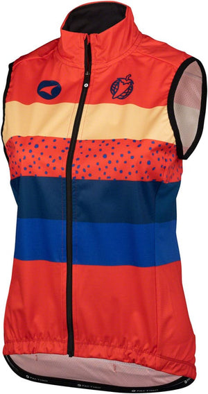 Salsa Vest Small Salsa Team Polytone Women's Vest - Red w/ Stripes