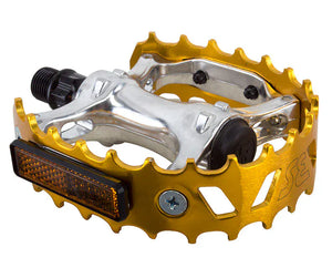 SE Bikes Pedals Gold SE Bikes Bear Trap BMX Pedals