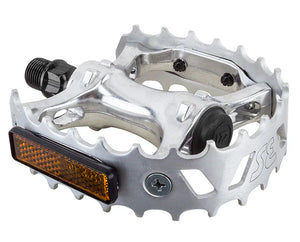 SE Bikes Pedals Silver SE Bikes Bear Trap BMX Pedals