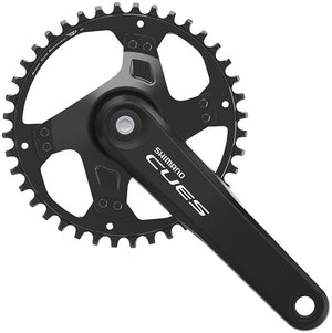 Shimano Cranksets and Arms 170Mm / 40T Shimano CUES FC-U4000-1 Crankset - 9/10/11-Speed, Riveted Square Taper JIS Spindle Interface, Black