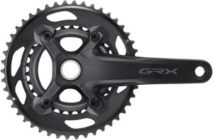 Shimano Cranksets and Arms 46/30T / 170Mm Shimano GRX FC-RX610-1 Crankset - 12 Speed Hollowtech II Spindle Interface BLK