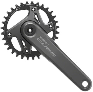 Shimano Cranksets and Arms Shimano CUES FC-U6000-1 Crankset - 175mm 9/10/11-Speed 32t Asymmetric 96 BCD Hollowtech II BLK