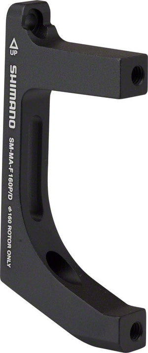 Shimano Disc Brake Adapters & Bolts Shimano F160P/D Disc Brake Adaptor 160mm Rotor 74mm Caliper Flat- Mount Fork