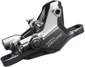 Shimano Disc Brake Calipers Shimano Deore BR-M6100 Disc Brake Caliper - Front Rear Hydraulic Resin Pads Gray