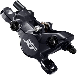 Shimano Disc Brake Calipers Shimano XT BR-M8100 Disc Brake Caliper - 2-Piston Post-Mount Metal Pads Fins BLK