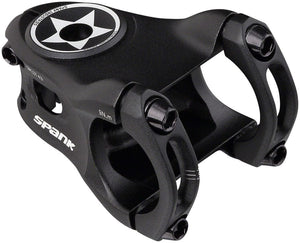 Spank Stems Spank Split Stem - 43mm 31.8 Clamp +/-0 1 1/8" Aluminum Black