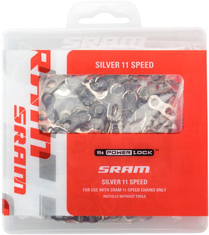 SRAM Chain Links and Pins SRAM PowerLock for 11-speed Silver Bulk 50 Pack
