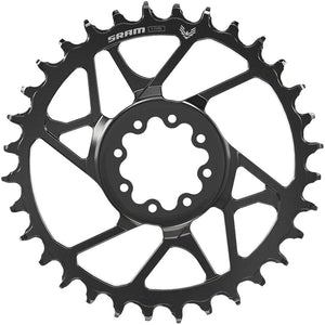 SRAM Chainrings 30T SRAM S1000 Eagle T-Type Direct Mount Chainring - 12-Speed 8-Bolt Direct Mount 3mm Offset Steel, Black