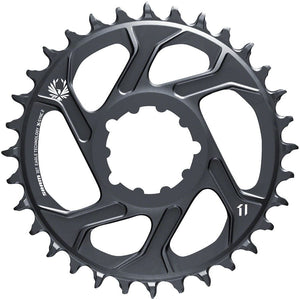 SRAM Chainrings SRAM 30T X-Sync 2 Direct Mount Eagle Chainring 3mm Boost Offset Lunar Gray