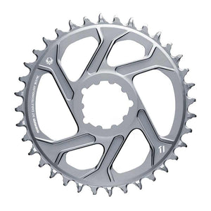 SRAM Chainrings SRAM X-SYNC 2 X01 Eagle Polar Grey Chainring Teeth: 34 Speed: 12 BCD: Direct Mount Single Alloy Offset 6mm Grey