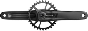 SRAM Cranksets and Arms SRAM S200 Eagle Fatbike Crankset - 165mm 30t Steel -4mm Offset Chainring Aluminum Crankarms DUB Spindle BLK 76.5mm Chainline B1