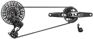 SRAM Group Kits SRAM X0 T-Type Eagle Transmission Groupset - 165mm Crank 32t Chainring AXS POD Controller 10-52t Cassette Rear Derailleur Chain V2