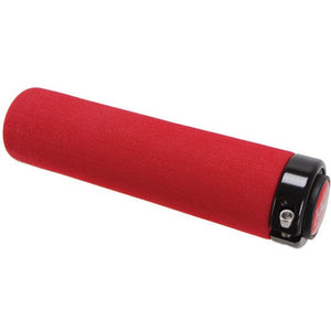 SRAM Lock-On Grips SRAM Locking MTB Straight Foam Grip Set Red