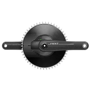SRAM Power Meter Cranksets SRAM Red AXS 1x Aero Power Meter E1 Power Meter Crankset Speed: 12 Spindle: 28.99mm BCD: Direct Mount SRAM 8 Bolt 50 DUB 160mm Black Road